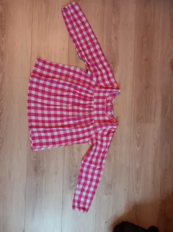 Chemisier à carreaux (10 ans)