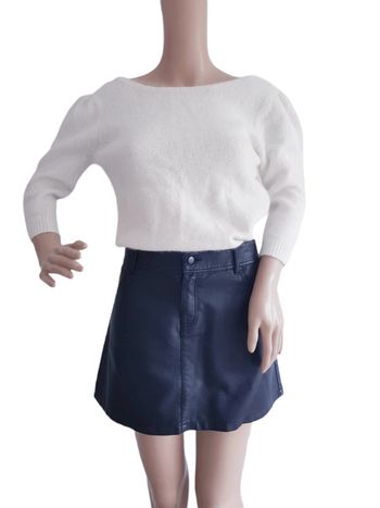 Best Mountain - Mini-jupe en similicuir - Noire - Neuve !