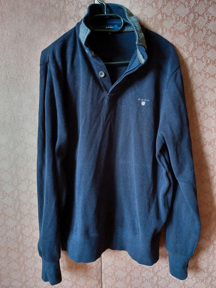 Pull bleu gant M
