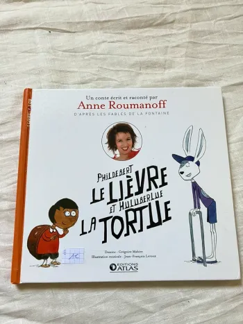 Livre enfant – Philibert le lièvre et Hurluberlue la tortue