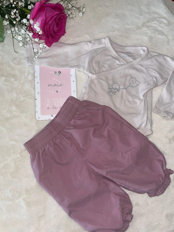 Ensemble bodie + pantalon 3mois