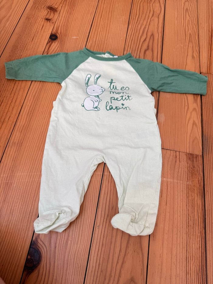 Lot 2 pyjamas fin 1 mois - photo numéro 2