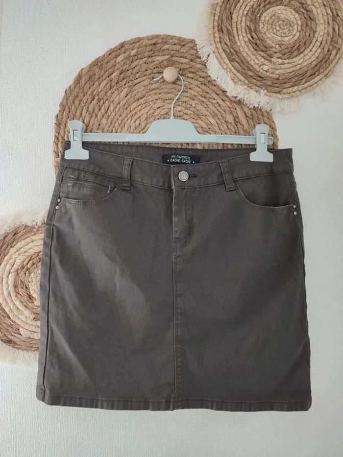 Jupe marron cache cache 42