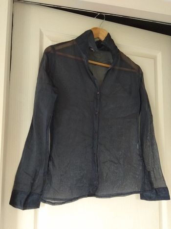 Chemise tulle transparente T36