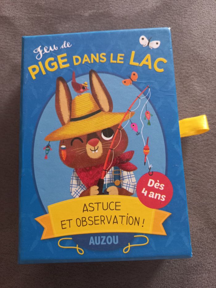 Jeu de pige dans le lac auzou