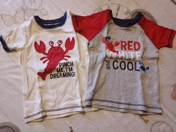 2 tee shirt été 3 ans