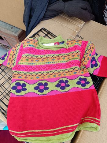 Pull multicolore 26 mois