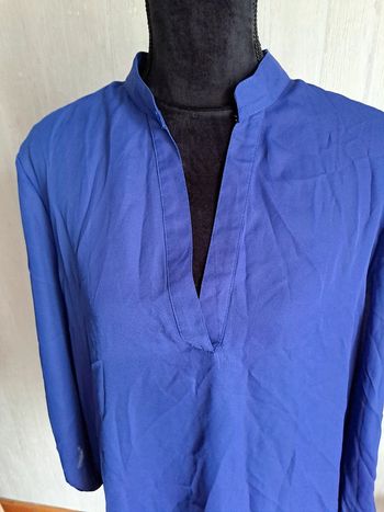 tunique bleue voile