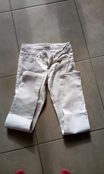 Jeans slim blanc