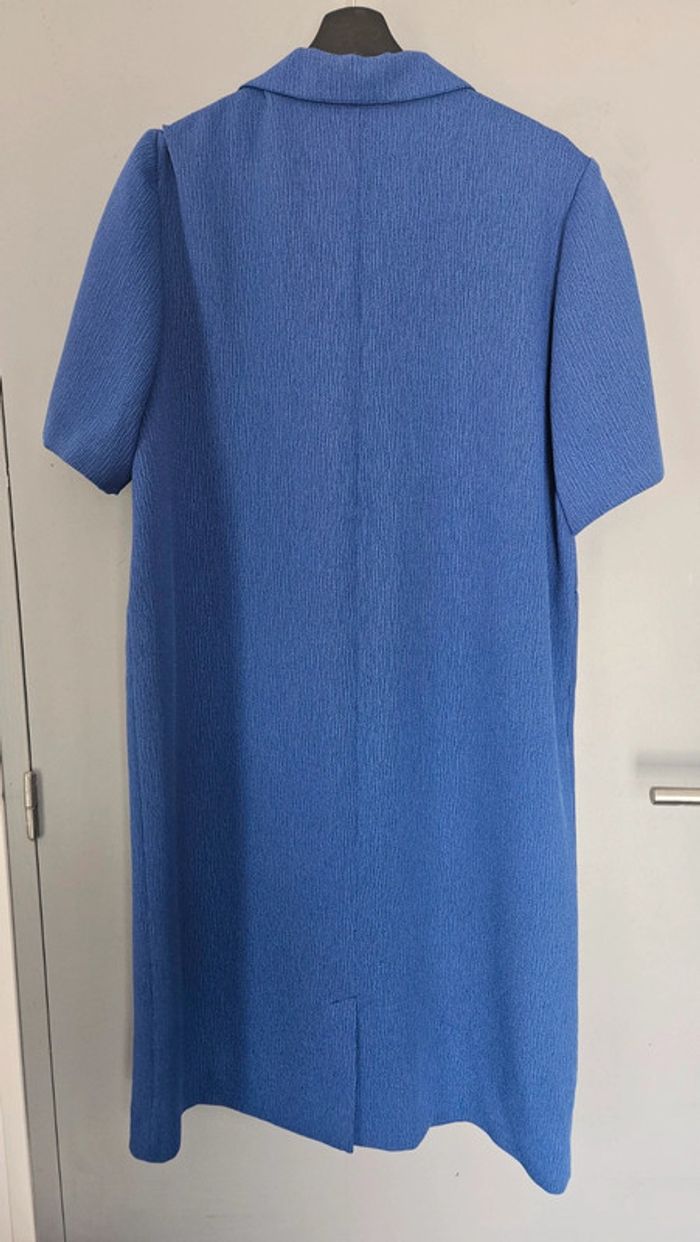 Robe vintage bleu roi Lautrec T50- Made in France - photo numéro 2