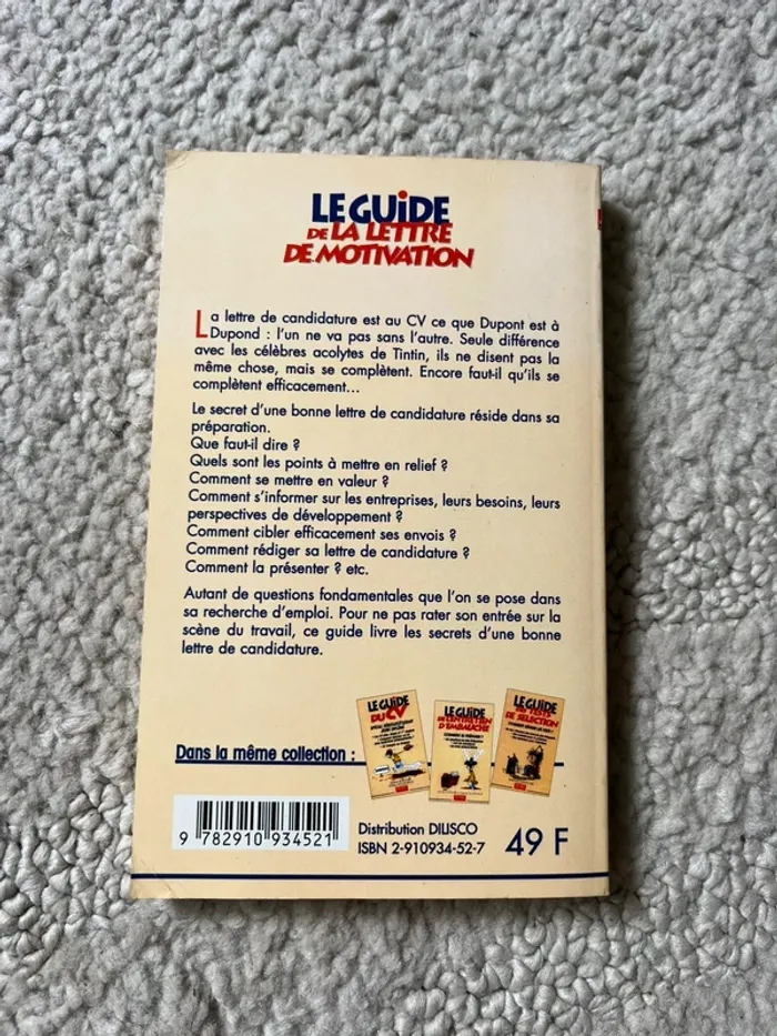 Collection de 4 livres, candidatures et tests - photo numéro 14