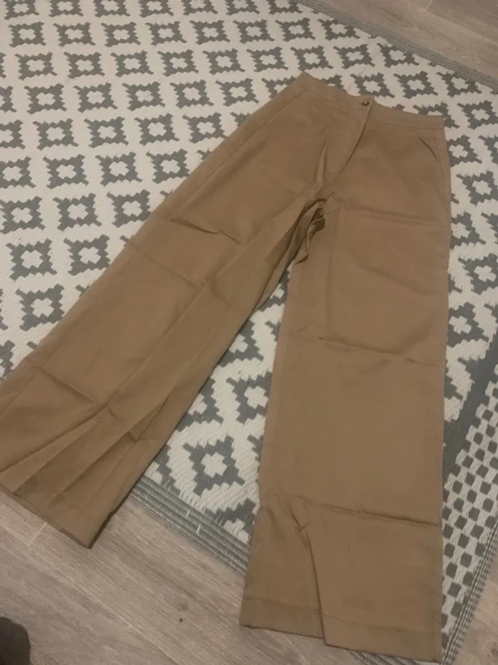 pantalon à jambes larges - photo numéro 4