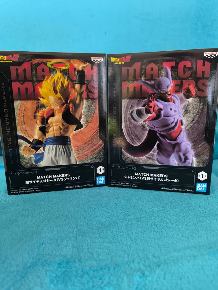 Figurines Dragon Ball Z – Duo Match Makers – Super Saiyan Gogeta & Janemba – Officiel Import Japon