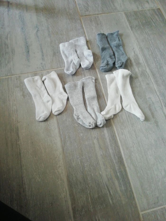 5 paires de chaussettes naissance garçon