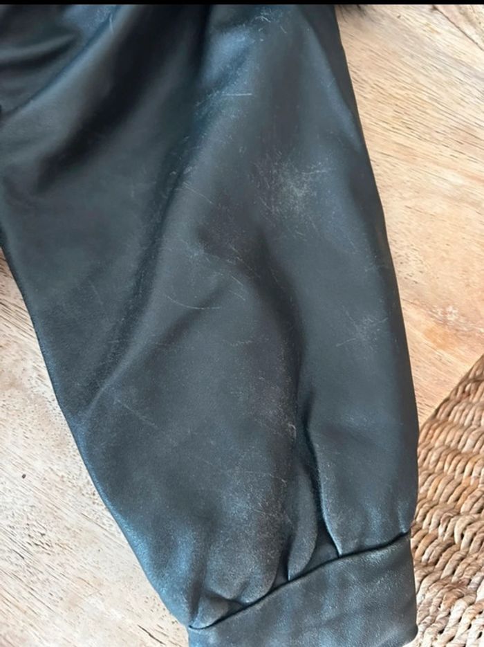 Veste en cuir josepha taille xl - photo numéro 4