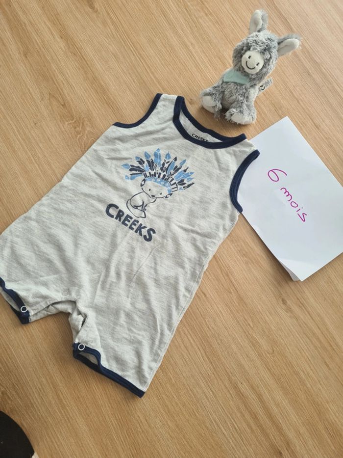 Barboteuse été bébé garçon