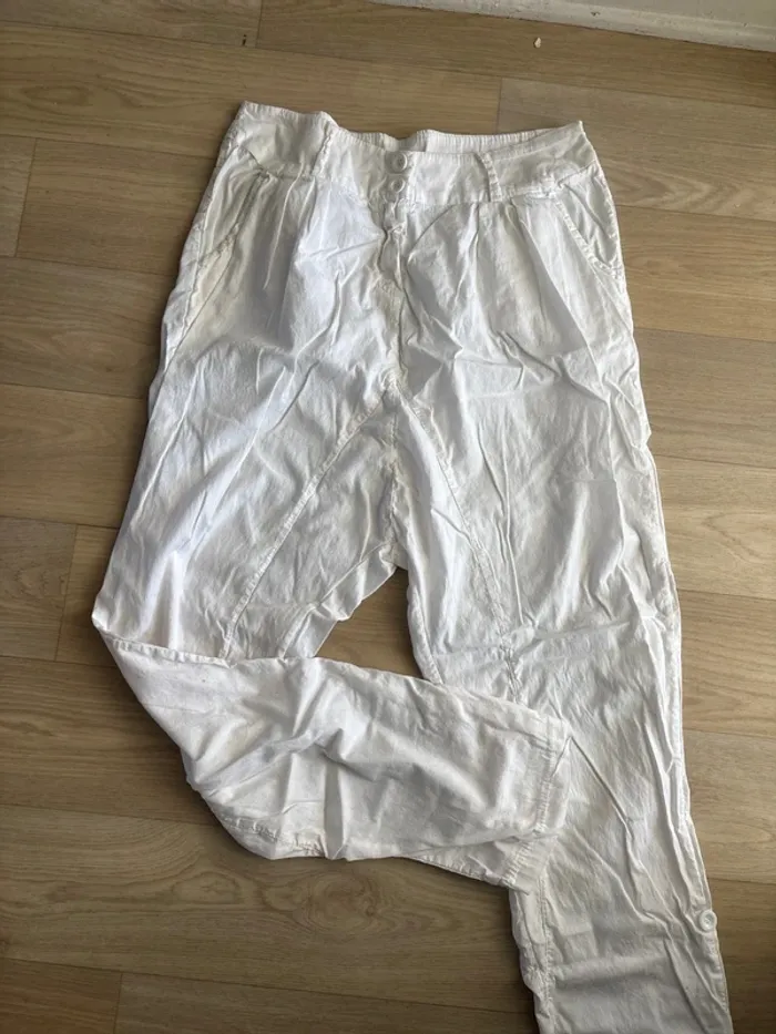 Pantalon taille haute fin pour l’été taille : M 📦 - photo numéro 2