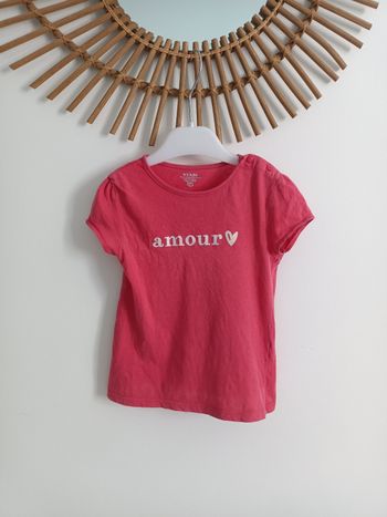 Tee-shirt rose Kiabi 36mois