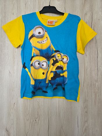 TEE-SHIRT GARÇON MINIONS MINIONS NEUF 4ANS MARQUE DESPICABLE ME MINIONS MADE