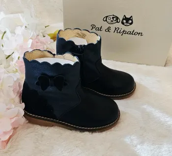 Bottes Bottines cuir Zip Pat et Ripaton T24