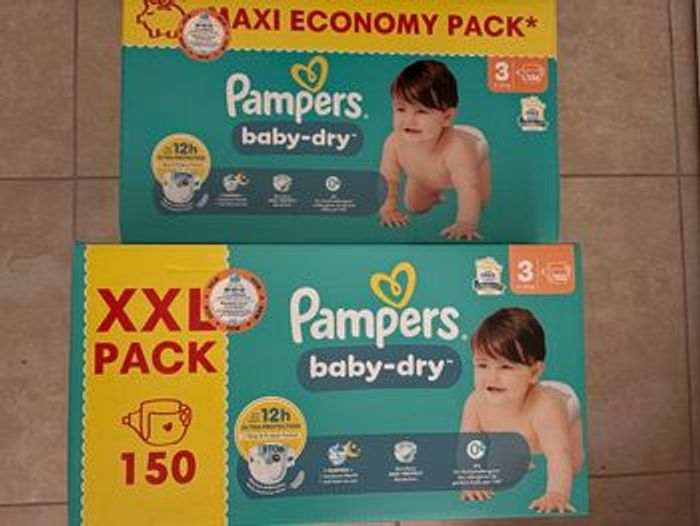 Couches Pampers Taille 3 Neuf