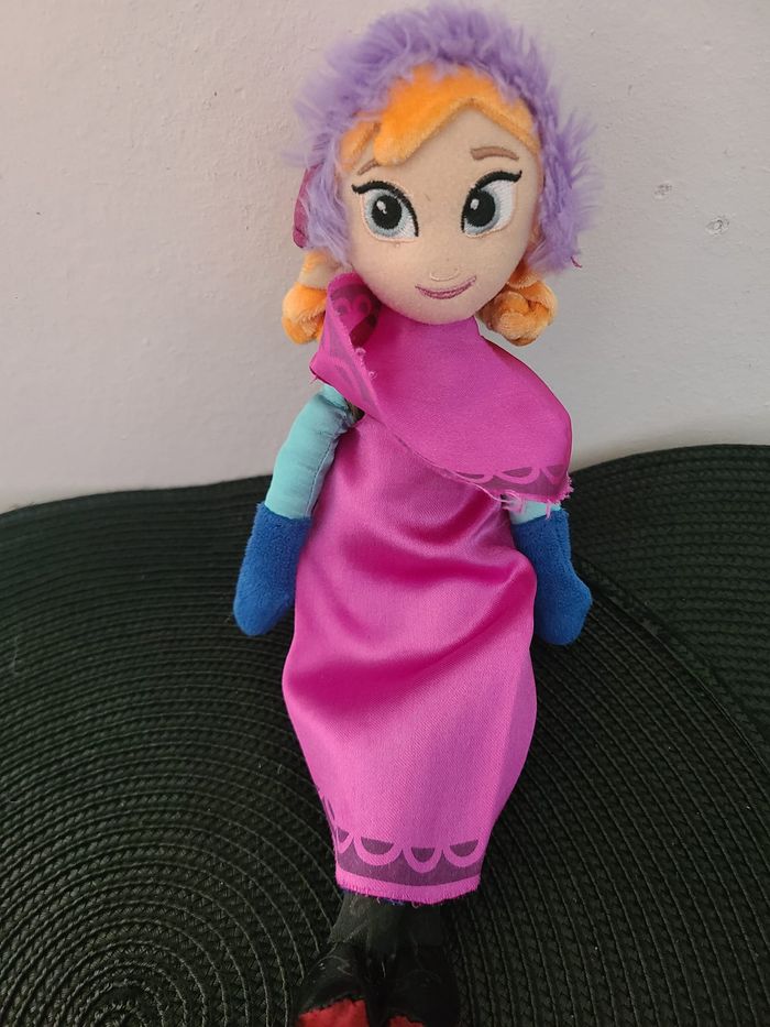 Poupée en tissu Reine des Neiges Anna