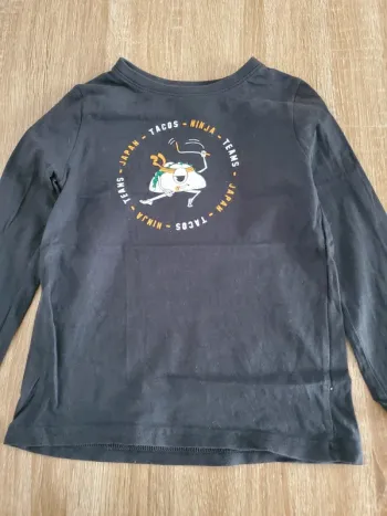 T shirt manches longues Kiabi 4 ans