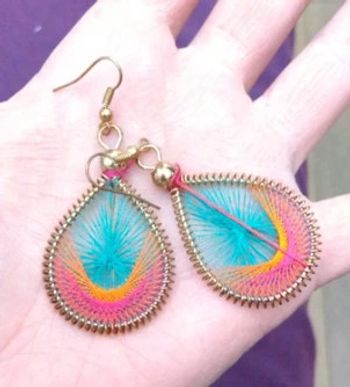 Boucles d'oreilles pendantes fantaisie