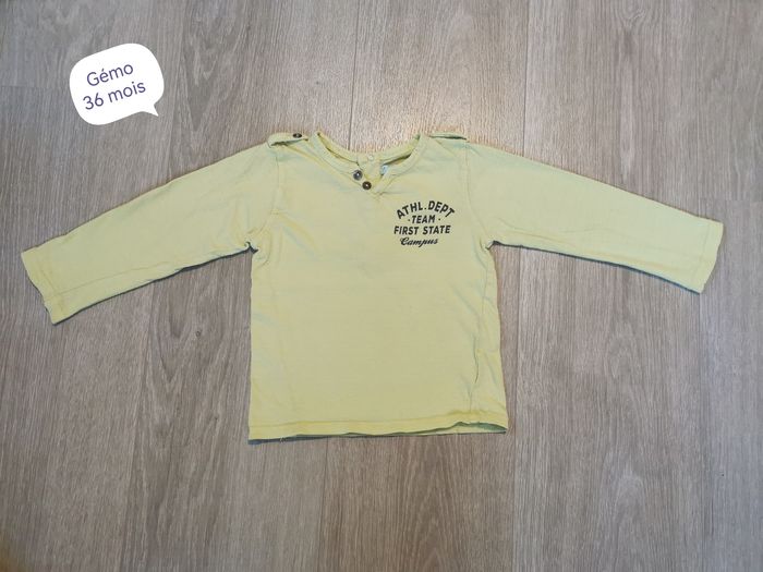Tee-shirt manches longues gémo 36 mois