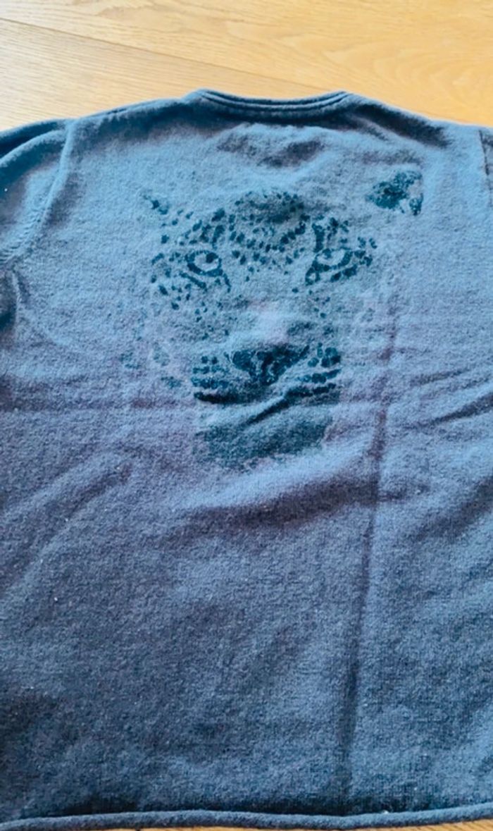 Pull IKKS gris foncé taille 6 ans