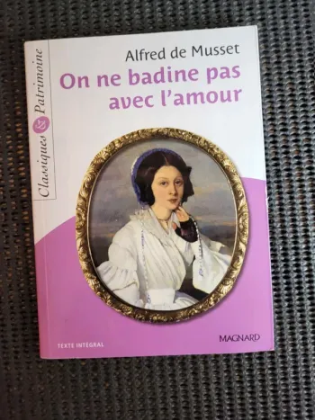 Livre  On ne badine  pas avec l'amour  de Algred de Musset