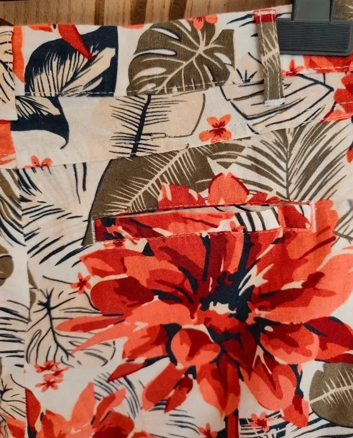Short à revers imprimé fleuri T 40 Esmara - photo numéro 8