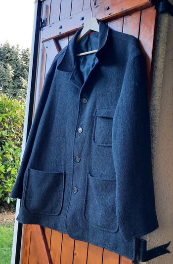Veste homme grise Tissaia, large