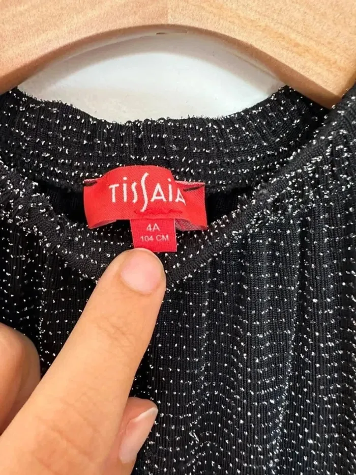 Robe occasion noire paillette 4 ans - photo numéro 3