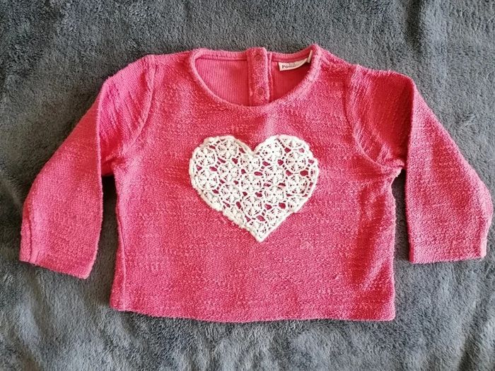 Pull fille taille 12 mois