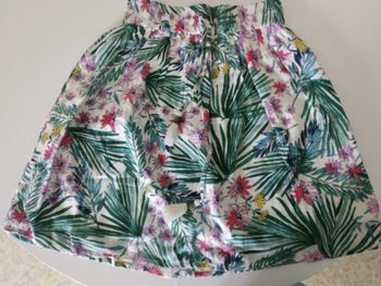 Jupe motif floral