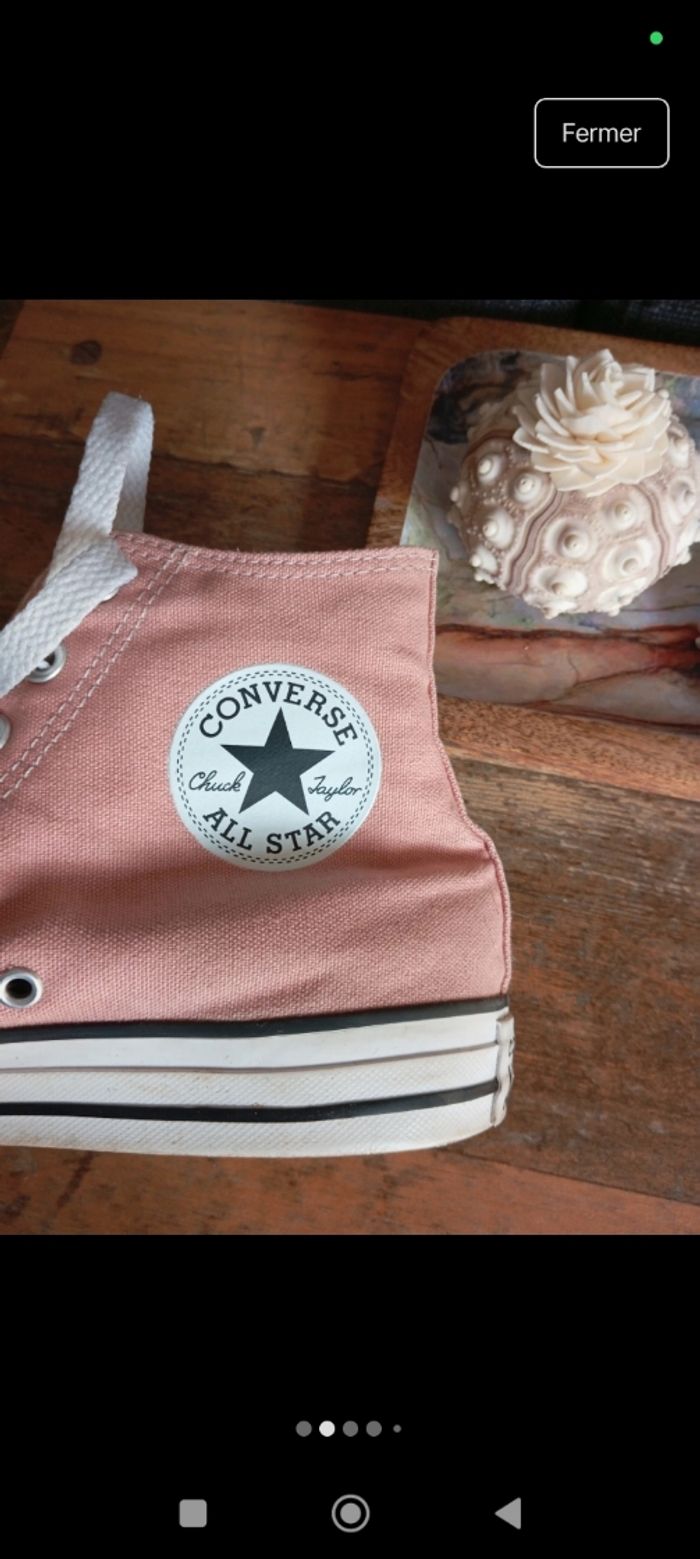 Converse All Star taille 41 rose pâle - photo numéro 2