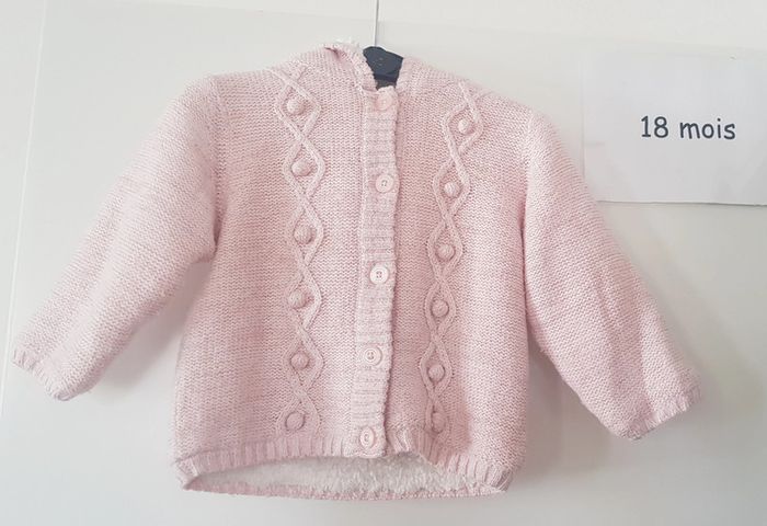 Gilet à capuche fourrée 18 mois kiabi