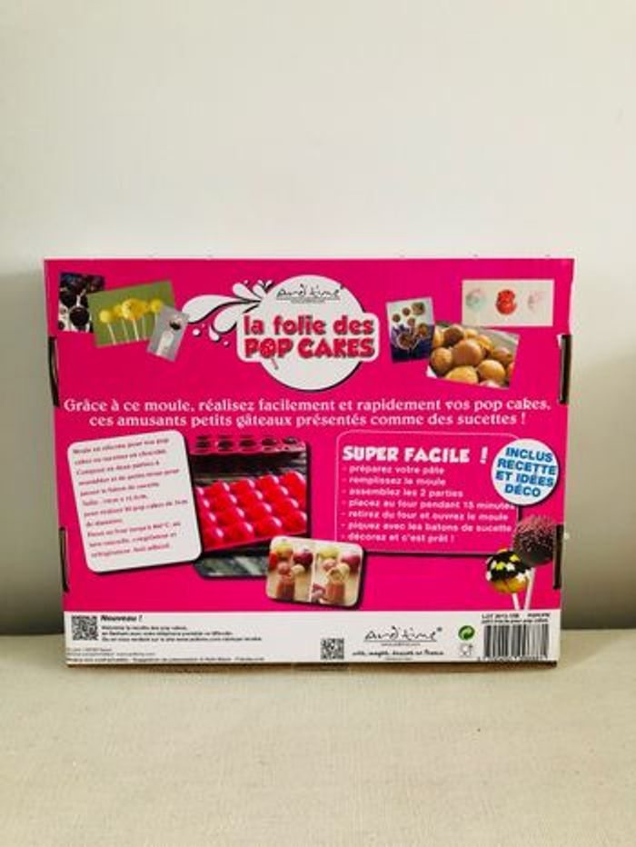 Boîte pop cake moule de cuisson en silicone spécial popcakes - photo numéro 3
