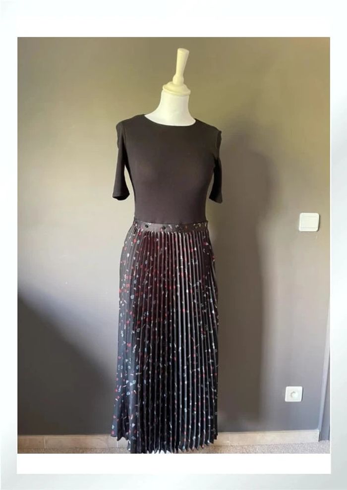 Robe plissée Maje