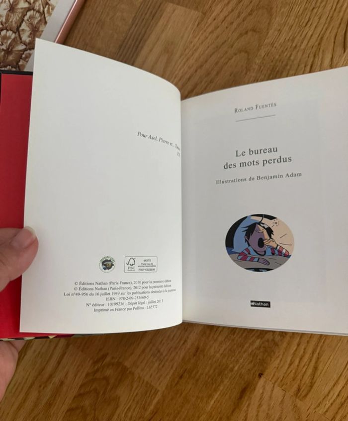 Livre mes 1er roman Le bureau des mots perdus - photo numéro 7