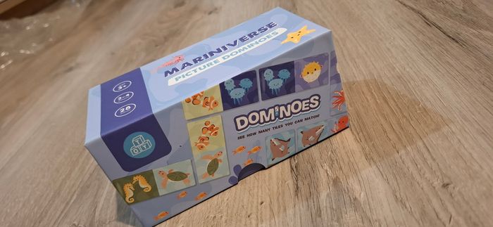 Jeu de domino thème animaux marins - photo numéro 2