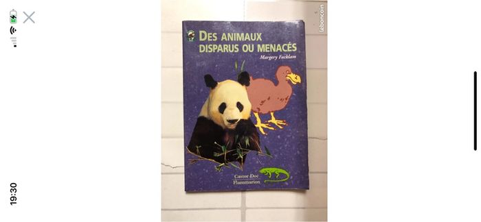 Des animaux disparus ou menacé