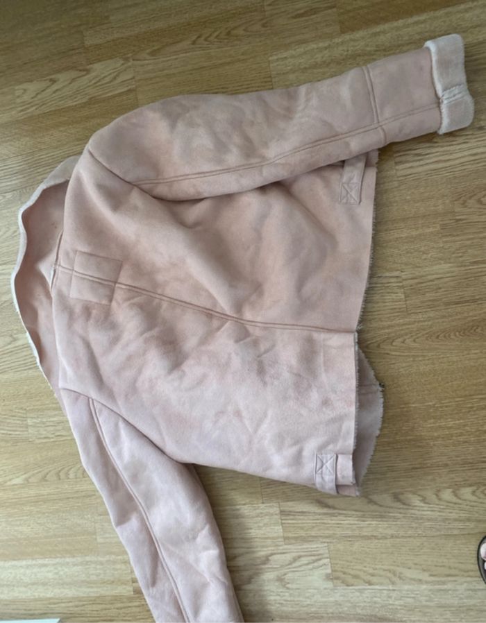 Veste polaire perfecto rose pâle M - photo numéro 4