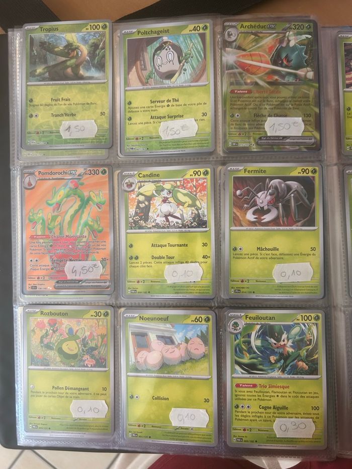 Carte Pokémon type plante