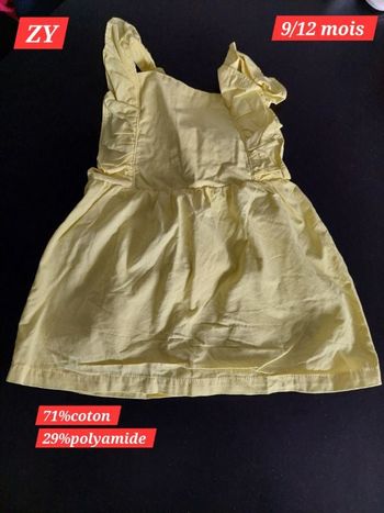 Robe d'été fille 12mois