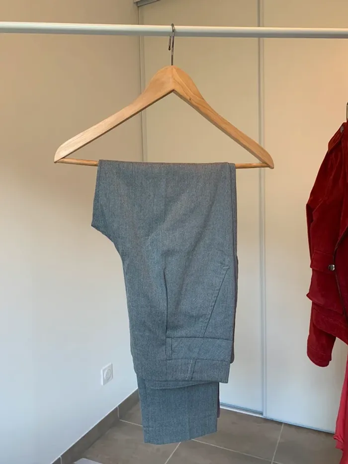 Tailleur pantalon gris Zara taille S/M - photo numéro 6
