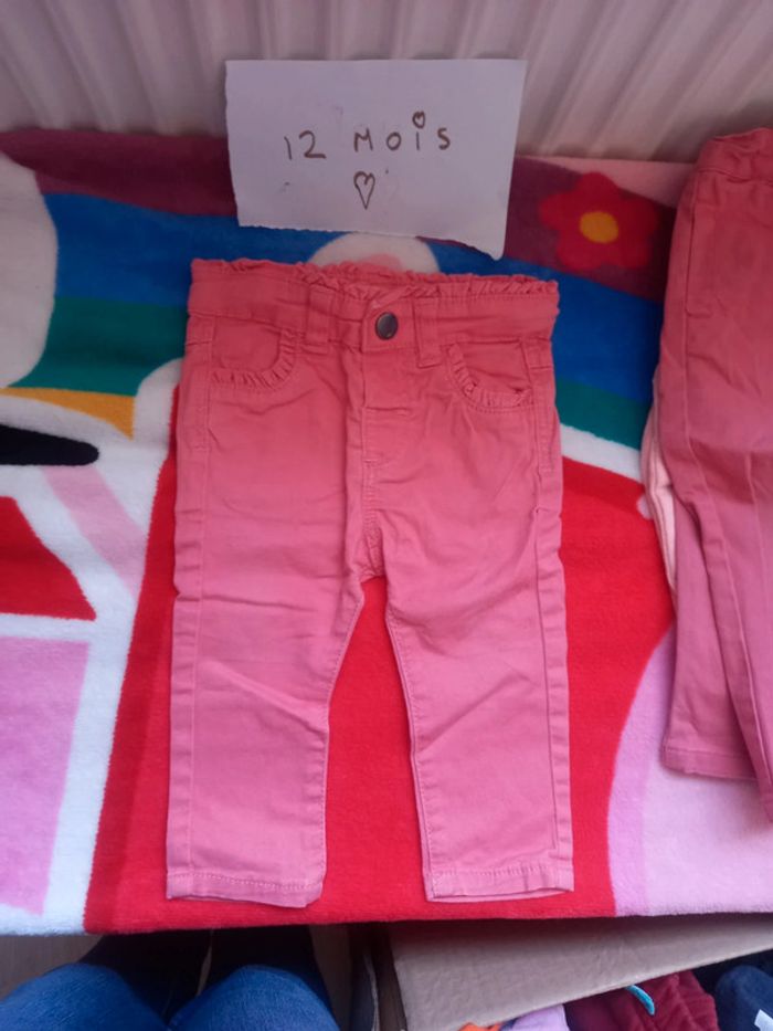 Lot 3 pantalons rose - photo numéro 2