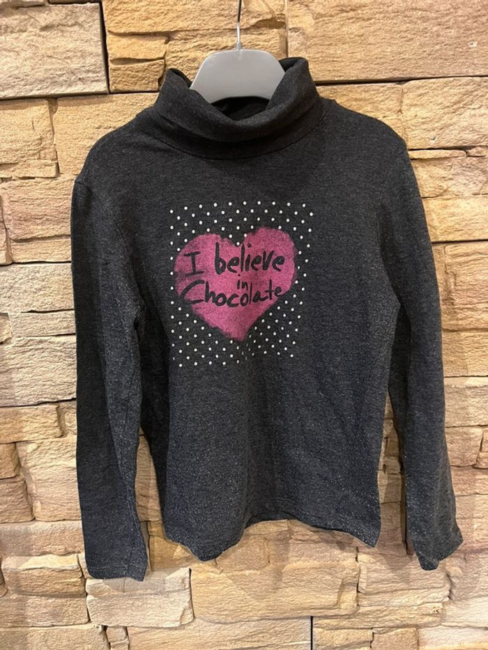 Sous pull col roulé 8 ans