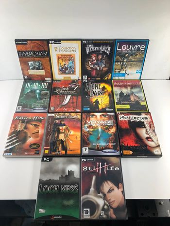 Lot de jeux rétro Pc (6,5€/u)